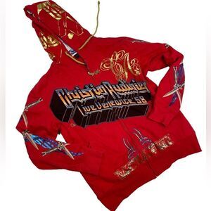 Christian Audigier Hooded Zip zip Sweatshirt